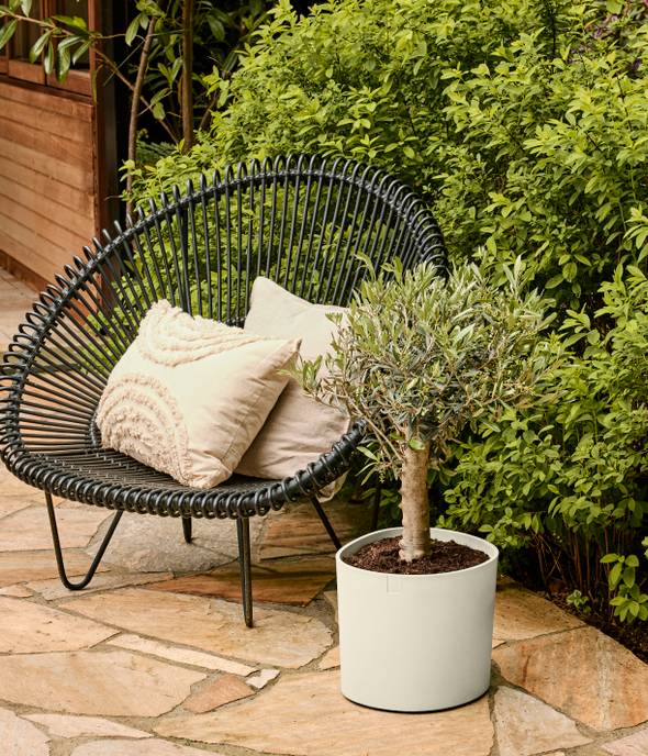 eden 30cm linnen wit